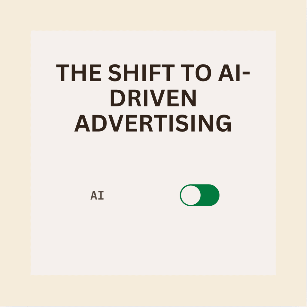 The shift of AI driven Advertising